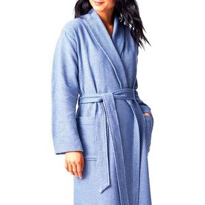 NWT Coyuchi Mediterranean Unisex Robe Sz S/M